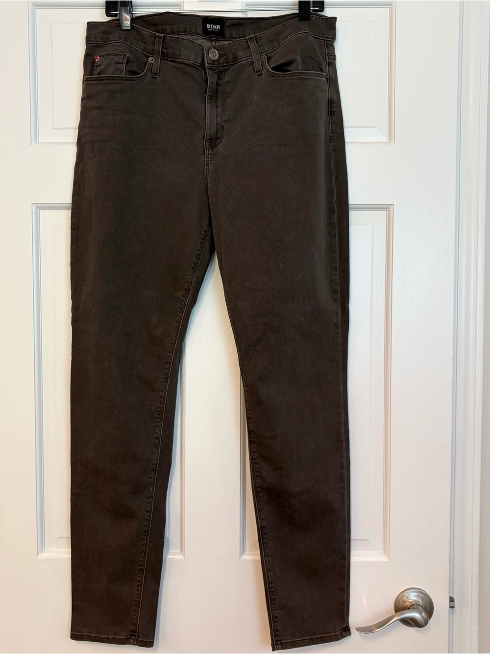 Hudson Nico Super Skinny Mid-Rise Jeans Brown Size 31 NWOT